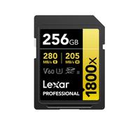 Lexar carte sdxc 256 go 1800x pro 270 mo/s classe 10 uhs-II u3