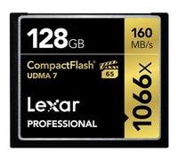 Carte mémoire Lexar Professional 128 Go Compact Flash UDMA 7 1066x-Noir Noir G