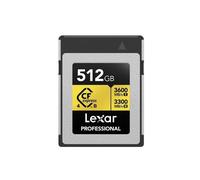 Carte mémoire - LEXAR - Professional CFexpress 512 Go - 3600 Mo/s - 3300 Mo/s - Type B