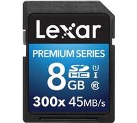 Carte mémoire Lexar SDHC 8 Go 45 Mo/s G