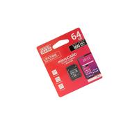 Carte mémoire M1AA-0640R12 SD XC Micro 64 Go Lecture : 100 Mo/s 0-70°C GOODRAM