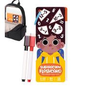 Carte mémoire mathématique - Jeux d'apprentissage des mathématiques - Cartes Flash d'entraînement mathématiques - pour, élèves du Primaire, garçons, Filles,