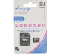 MediaRange Carte mémoire microSDHC 8 Go Classe 10