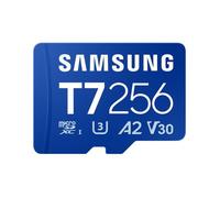 Samsung T7 Carte microSD, 256 Go, Carte mémoire pour Jeux Mobiles sur Smartphones, tablettes et Consoles Portables, UHS-I U3, Full HD & 4K UHD, 170 Mo/s en Lecture, MB-MB256T/WW