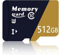 Carte Mémoire Micro 512Go Full Hd, Vitesse Jusqu'À 100 Mo/S, 4K Uhd, Uhs-I, U3, V30 - Pour Smartphones, Caméras D'Action Et Drones - Zg512Go