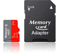 Carte Mémoire Micro De 1024 Go Avec Adaptateur, Carte Mémoire V30,A2 C10 U3 Uhs-I Read Speed 100Mb/ S, Carte Vidéo 4K Tf Avec Performance De L`Application A2 Pour Smartphones-B1024Go