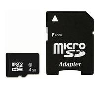 Generique Carte mémoire Micro-SD imro Card 4Go Classe 10 avec adaptateur SD Noir