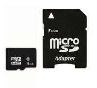 Carte mémoire Micro-SD 4Go classe 10 + Adaptateur SD - ImroCard