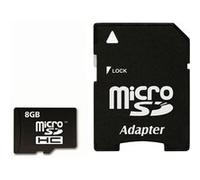 Carte mémoire Micro-SD 8Go classe 6 + Adaptateur SD imro Card Noir Noir G