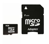 Carte mémoire Micro-SD 8Go classe 6 + Adaptateur SD - ImroCard