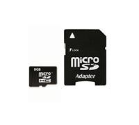 Carte Mémoire Micro-Sd 8go Classe 6 + Adaptateur Sd - Imrocard