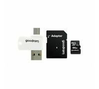 Carte Mémoire Micro SD avec Adaptateur GoodRam M1A4 All in One 64 GB 64 GB
