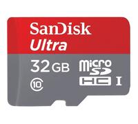 Carte mémoire Micro SD HC 32GB - SANDISK - 80Mbps - Class 10 - Noir - Sous blister