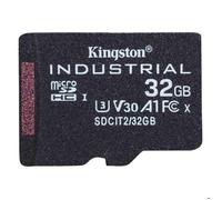 Kingston Industrial microSD - 32Go microSDHC Industrial C10 A1 pSLC carte pack unique sans adaptateur- SDCIT2/32GBSP
