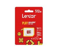 Carte mémoire micro SD Lexar MICROSDXC 512GO PLAY SPECIAL GAMING 205MO/SEC