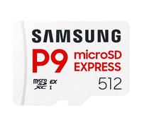 Carte mémoire micro SD P9 Express 512 Go Blanc