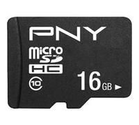 Carte mémoire Micro SD Pny Performance Plus 16 Go Noir Noir G