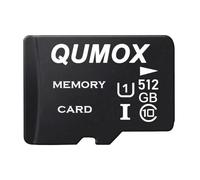Carte mémoire MICRO SD - QUMOX - 512Go - Classe 10 - UHS-I - 80Mo/s