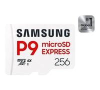 Samsung P9 Express microSD-Express 256 Go, Carte mémoire pour Console de Jeux, Vitesses de Lecture/écriture jusqu'à 800 Mo/s, pour vidéo 4K UHD et appareils Photo, MB-MK256T/WW