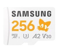Samsung Carte mémoire microSDXC Sonic Pro Plus, Interface UHS-I, 256 Go, Vitesse de Lecture jusqu'à 180 Mo/s, Toujours Plus de Vitesse pour Les Consoles, MB-MD256SA/LC1, avec Adaptateur SD