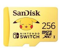 SanDisk Pokémon™ Pikachu MicroSD™ Card - 256GB MicroSD Card - SDSQXAO-256G-GN6ZK