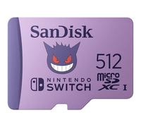 Carte mémoire micro SD SanDisk Pokémon 512 Go Violet pour Nintendo Switch Violet F