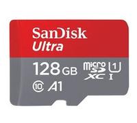 SanDisk Carte microSDXC Ultra 128 Go A1 UHS-I Cl.10 140 MB/s avec adaptateur