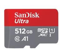 SanDisk microSDXC Ultra 512GB (A1/UHS-I/Cl.10/150MB/s) + Adapter Mobile Carte microSDXC 512 GB A1 Application Perform