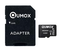 Carte Mémoire Micro SD SDHC Qumox 16Go 16g classe 10 USH-1 idéal pour téléphone Android samsung Huawei xiaomi Tablette, Camera