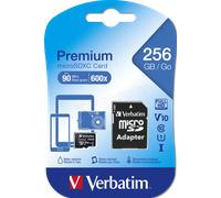 Verbatim Premium U1 256 Go MicroSDXC UHS-I Classe 10 - Neuf