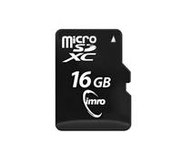 Carte Mémoire Micro SDHC 16GB Class 10 imro Card Noir