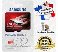 Carte Mémoire 16 32 64 128 GB GO SAMSUNG EVO Micro SDHC SDXC pour téléphone Wiko