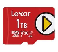 Lexar Carte microSDXC Play Special Gaming 1 To 205 Mo/s UHS‑I Classe 10 Rouge