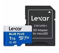 Carte mémoire micro SDXC - LEXAR - Blue Plus LMSBLPL001T-BNANG - 1 To - Classe 10 - UHS-I