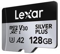 Carte mémoire Micro SDXC Lexar Plus 128 Go Noir et argent