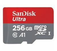 Carte Mémoire micro SDXC SanDisk Ultra 256 Go Vitesse de Lecture Allant jusqu'à 150MB/S, Classe 10, U1, A1 Adaptateur SD inclus