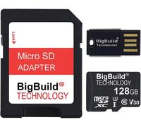 Carte Mémoire Micro SDXC U3 128 Go pour EZVIZ BC1/BC2, BM1, C3N, C3TN, C3W Pro, C8C, C8PF Caméras de sécurité