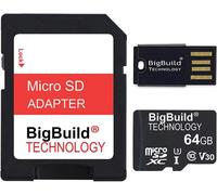 Carte Mémoire Micro Sdxc U3 64 Go Pour Ezviz H3C, H4, H8/H8C, H9C, Lc1C, Outpro Caméras De Sécurité