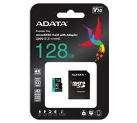 CARTE MÉMOIRE MICROSD 128 Go KL.10 UHS-I AUSDX128GUI3V30SA2-RA1