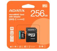 CARTE MÉMOIRE MICROSD 256 Go KL.10 UHS-I AUSDX256GUI3V30SA2-RA1