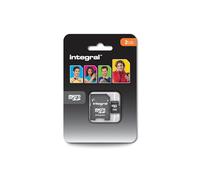 Carte mémoire microSD Integral 2 Go compatible avec les anciens appareils - Appareils photo, lecteurs MP3, caméscopes et plus encore.
