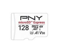 Carte mémoire microSD PNY microSD Express 128 Go microSDXC U3 V30 A1 Noir