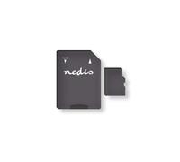 nedis carte mémoire microsdhc 128 go jusqu'à 90 mbits en écriture class 10