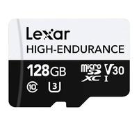 Carte mémoire microSDHC 128 Go - Lexar - Haute Endurance - Vidéo Full HD 1080p - 4K - Durable