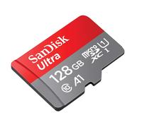 Carte mémoire microSDHC SanDisk Ultra + adaptateur SD, SDSQUA4-128G-GN6MA