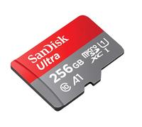 Carte mémoire MicroSD UHS-I SanDisk Ultra A1 256 Go Rouge et gris Rouge et gris G