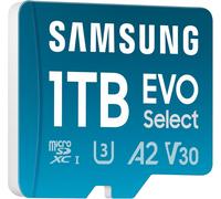 Carte Mémoire Microsdxc, Evo Select Mb-Me1T0Sa/Eu, 1 To, Vitesse De Lecture 160 Mo/S¹, Fournie Avec Adaptateur Sd[LOT6240209]