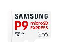 Carte mémoire microSDXC Express - Samsung - 256 Go - P9 Express - 800 Mo/s - Classe 10 - Antimagnétique - Étanche