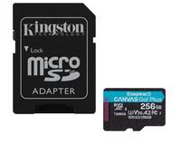 Carte mémoire microSDXC Kingston® 256 Go Class 10 UHS-I U3 V30 + adaptateur SD