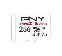 Carte mémoire microSDXC PNY microSD Express 256 Go jusqu'à 890 Mo/s lire et 750 Mo/s écrire Noir